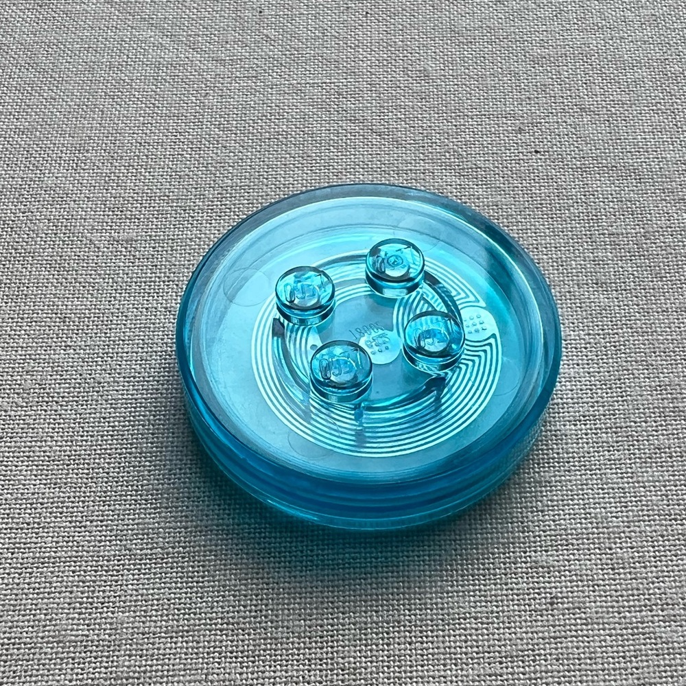 Lego Dimensions Generic Blue Toy Tag Base only